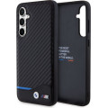 BMW M PU Carbon Blue Line Zadný Kryt pre Samsung Galaxy S23 FE Black