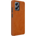 Nillkin Qin Book Puzdro pre Xiaomi Redmi Note 11T Pro / Xiaomi Redmi Note 11T Por+ / POCO X4 GT Brown