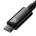 Baseus CAWJ040001 Tungsten Gold Fast Charging Dátový Kábel USB-C - USB-C 240W 1m Black