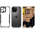 Tactical Quantum Stealth Kryt pre Apple iPhone 16 Pro Max Clear/Black