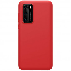 Nillkin Flex Pure Liquid Silikónové Puzdro pre Huawei P40 Red