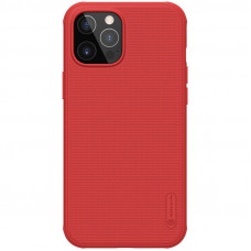 Nillkin Super Frosted PRO Zadný Kryt pre Apple iPhone 12 / iPhone 12 Pro Red