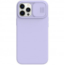 Nillkin CamShield Silky Silikónový Kryt pre Apple iPhone 12 Pro Max Purple