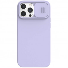 Nillkin CamShield Silky Silikónový Kryt pre Apple iPhone 13 Pro Max Purple