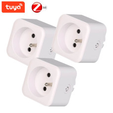 Immax NEO LITE 3x Inteligentná vnútorná zásuvka v3 s kolíkom, typ E, Zigbee 3.0, TUYA (07786C)