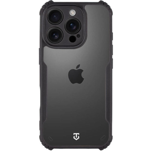 Tactical Quantum Stealth Kryt pre Apple iPhone 16 Pro Clear/Black